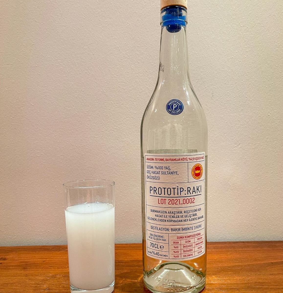 Prototip Rakı Lot 0002